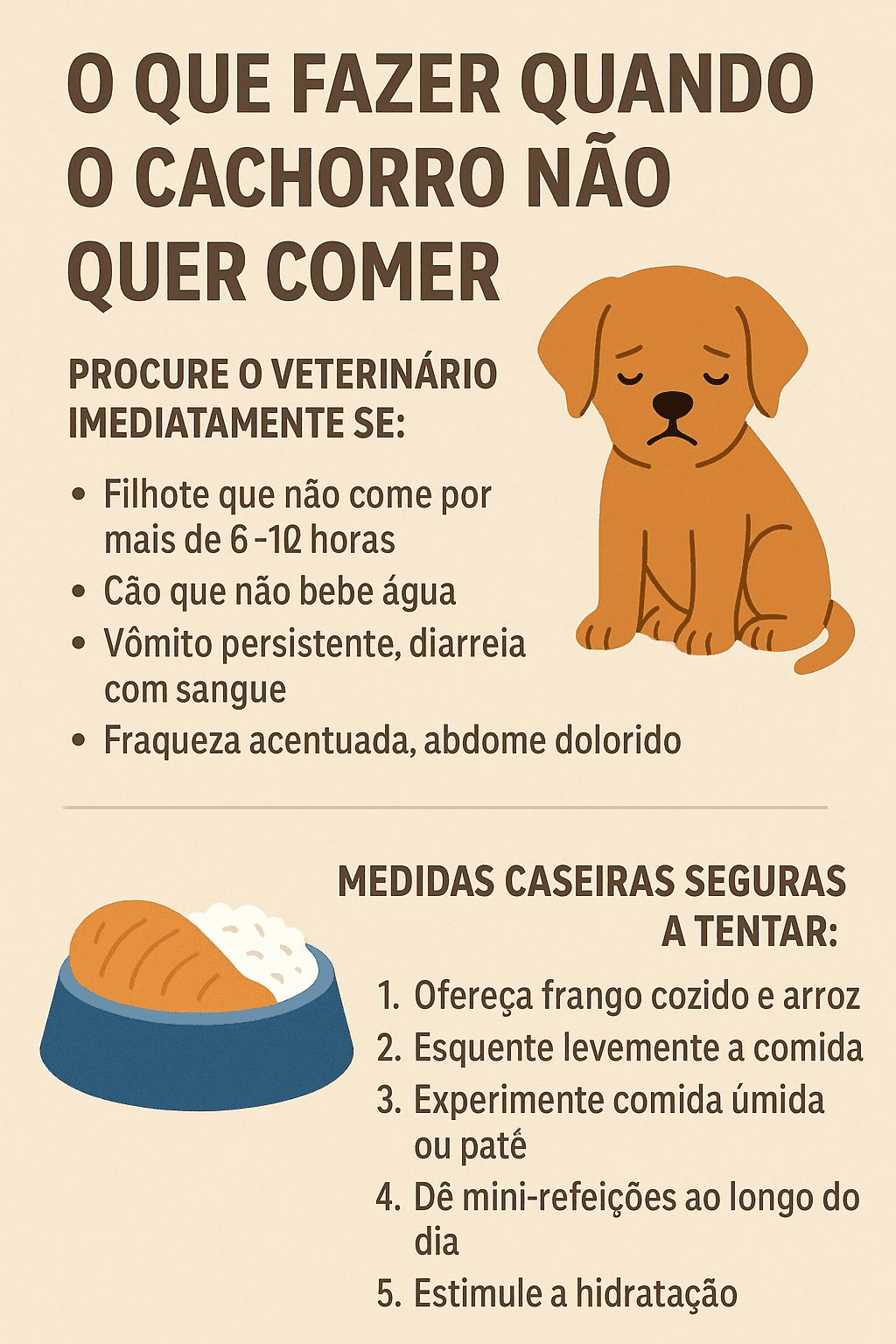 O que fazer quando o cachorro não quer comer? Guia completo – Sou Pet Lover