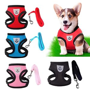 Coleira Peitoral Refletivo com Guia e Coleira