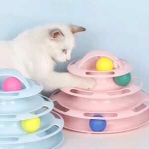 Torre de Plástico com Bolinhas